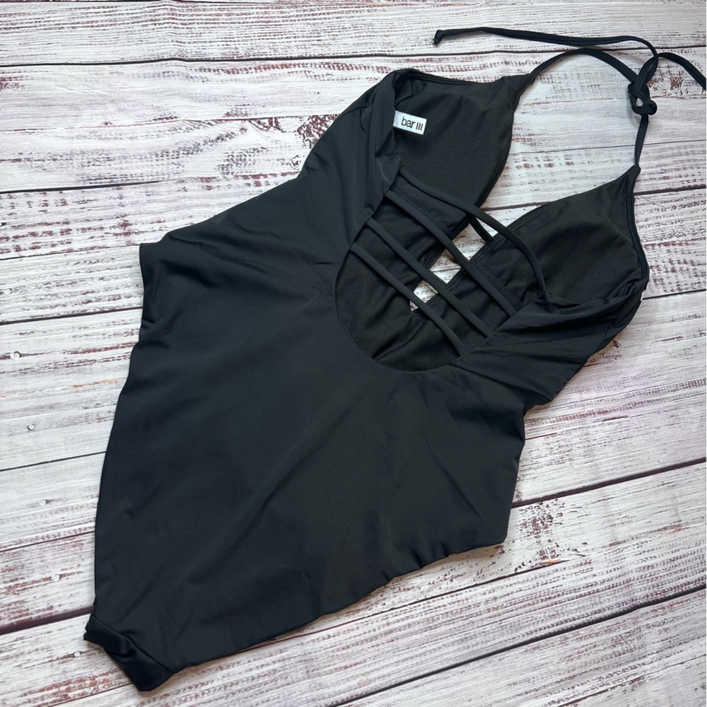 Bar III Black One Piece Swimsuit NWOT - Picture 4 of 5